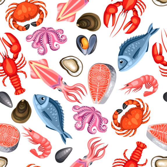 Various seafood Various seafood